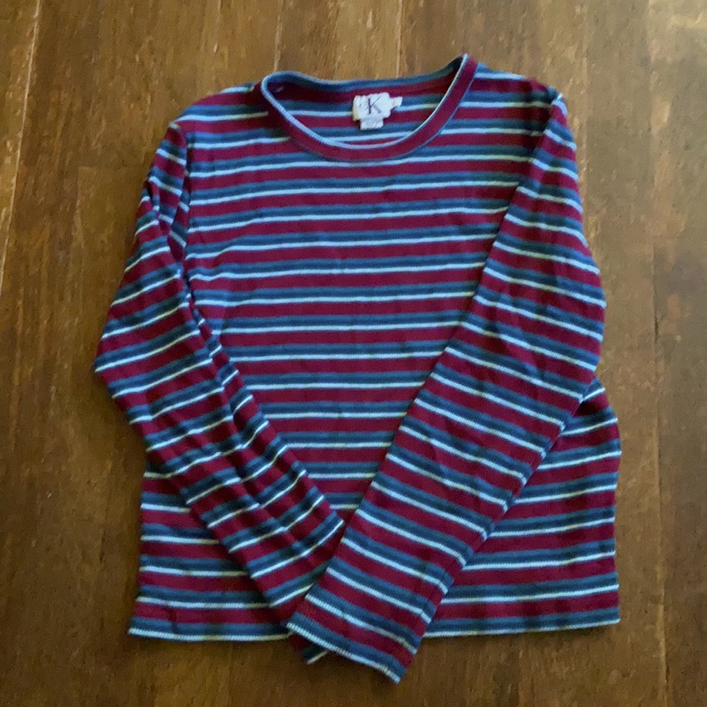 Vintage Calvin Klein Striped Top
